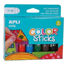 APLI Tempera stift készlet, APLI "Kids", 6 különbözõ szín tempera