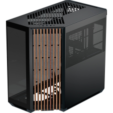 APNX V1-W-BK-v1 Midi Torony Számítógépház - Fekete (APCM-VI01103.11) számítógép ház