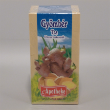  Apotheke gyömbér tea 20x1,5g 30 g gyógyhatású készítmény