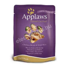 Applaws Cat csirkemell vadrizzsel 70 g macskaeledel