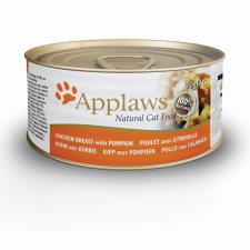Applaws Cat Konzerv Csirke+Sütőtök 70g macskaeledel