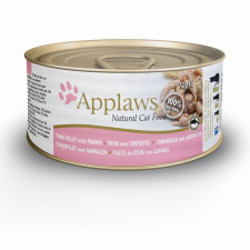 Applaws Cat Konzerv Tonhal+Garnélarák 70g macskaeledel