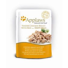 Applaws Cat Tasakos Csirkehús Marhahússal Zselében, 70g macskaeledel