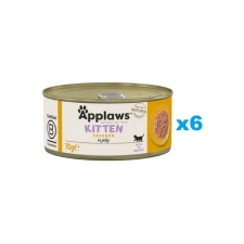 Applaws konzerv Kitten csirke zselében kiscicáknak 6 × 70 g macskaeledel