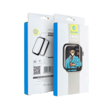 Apple 5D Mr. Monkey Glass üvegfólia - Apple Watch Ultra / Ultra 2 fekete szegéllyel okosóra kellék
