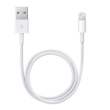 Apple adatkábel (USB - lightning, 50cm) FEHÉR kábel és adapter