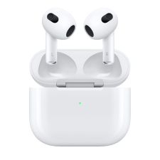 Apple airpods 3 bluetooth fülhallgató sztereo (mikrofon, vezeték nélküli töltés magsafe csatlakozás) fehér fülhallgató, fejhallgató
