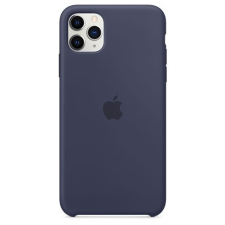 Apple Apple iPhone 11 Pro Max Silicone Case - Midnight Blue tok és táska