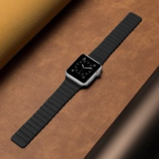 Apple Apple Watch mágneses bőr szíj 38mm/40mm okosóra kellék