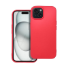 Apple Forcell Soft Apple iPhone 15 szilikon tok, piros