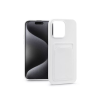 Apple Haffner Card Case Apple iPhone 15 Pro Max szilikon tok kártyatartóval fehér (PT-6849) PT-6849