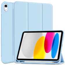  Apple iPad 10.9 (2022), mappa tok, Apple Pencil tartóval, Smart Case, világoskék (136737) - Tablet tok tablet tok