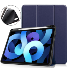 Apple iPad Air 4 2020 tablet tok toll tartóval,Kék tablet tok