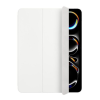 Apple IPAD Pro 13 (2024) APPLE Smart Folio tok álló, bőr hatású aktív FLIP, asztali tartó, FEHÉR