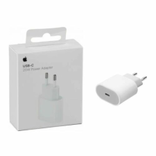 Apple iPhone 11/12/13/14/iPod/iPad MHJE3ZM/A Hálózati gyorstöltő USB-C, (20W, Gyári), fehér tablet kellék
