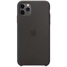 Apple iPhone 11 Pro Max fekete szilikon tok tok és táska