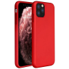  Apple iPhone 11 Pro, Szilikon tok, Wooze Liquid Silica Gel, piros
