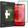 Apple iPhone 12 / 12 Pro Kijelzővédő fólia ütésálló fólia (az íves részre is!) Tempered Glass (üveg) Glass Full Pro Plus fekete