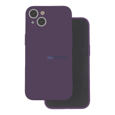 Apple iPhone 12/12 Pro Silicon Hátlap - Lila tok és táska