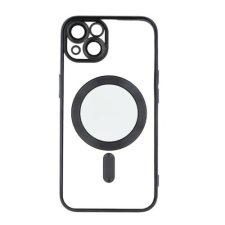 Apple iPhone 12/12 Pro, Szilikon tok, Chrome Mag, fekete tok és táska