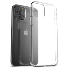 Apple iPhone 12 / 12 Pro szilikon tok, hátlaptok, telefon tok, vékony, átlátszó, 1mm tok és táska