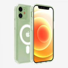 Apple iPhone 12 Mini TPU+PC mágneses szilikon tok, Átlát tok és táska