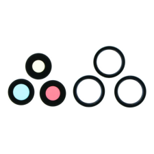 Apple iPhone 12 Pro, Kamera lencse és gyűrű, (6db), kék mobiltelefon, tablet alkatrész