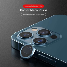 Apple iPhone 13 Mini/13 Lito S+ 3D Fém Kamera Védő Üvegfólia - Kék mobiltelefon kellék
