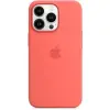 Apple iPhone 13 Pro Max pomelópink szilikon MagSafe tok