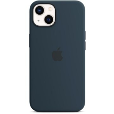 Apple iPhone 13 szilikon tok, MagSafe, mélytengeri kék tok és táska