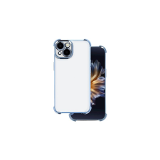 Apple iPhone 13, Szilikon tok, Ütésálló (1.5mm) Chrome, kék tok és táska
