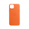 Apple iPhone 14 Plus MagSafe rögzítésű bőr tok, narancs (MPPF3ZM/A)