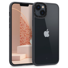  Apple iPhone 14 Plus, Műanyag hátlap védőtok + keret, közepesen ütésálló, Spigen Caseology Skyfall, átlátszó/fekete tok és táska