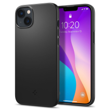 Apple iPhone 14 Plus, Műanyag hátlap védőtok, Spigen Thin Fit, fekete tok és táska