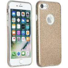 Apple iPhone 14 Plus, Szilikon tok, csillogó, Forcell Shining, arany tok és táska