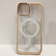 APPLE IPHONE 14 PRO DIVATOS PINK BÉZS LILA SZÍNŰ MÁGNESES MAGSAFE TOK tok és táska