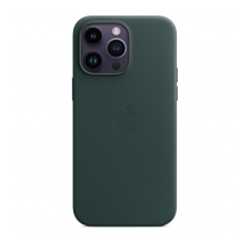 Apple iPhone 14 Pro Max MagSafe-rögzítésű bőr tok, Erdőzöld tok és táska