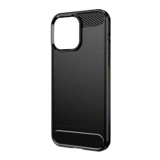 Apple iPhone 14 Pro Max Szilikon Tok - Ütésálló, Karbon Minta tok és táska