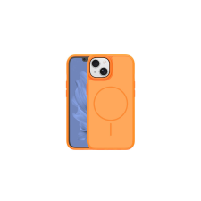 Apple iPhone 14, Szilikon tok, Thin Magsafe, narancs tok és táska