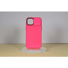Apple iPhone 14 TPU+PC csúsz. kameravédős tok,Pink tok és táska