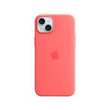 Apple iPhone 15 Plus MagSafe rögzítésű szilikon tok, guava (MT163ZM/A) tok és táska