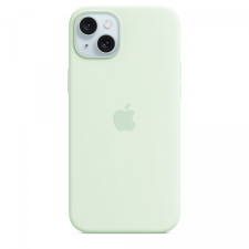 Apple iPhone 15 Plus MagSafe-rögzítésű szilikontok - Világos menta (MWNG3ZM/A) tok és táska