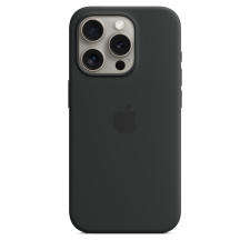 Apple iphone 15 pro silicone case with magsafe black mt1a3zm/a tok és táska