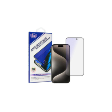 Apple iPhone 16 Plus, Kijelzővédő fólia (ütésálló) ANTI-BLUE FULL GLUE (kékfény-szűrő) mobiltelefon kellék