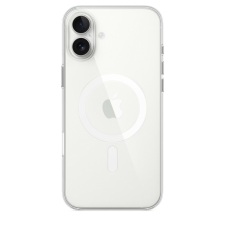 Apple iPhone 16 Plus MagSafe-rögzítésű szilikontok, átlátszó tok és táska
