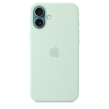 Apple iPhone 16 Plus Silicone Case with MagSafe Aquamarine (Seasonal) tok és táska