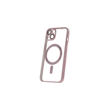 Apple iPhone 16 Plus, Szilikon tok, Chrome Mag, rózsaszín-arany tok és táska
