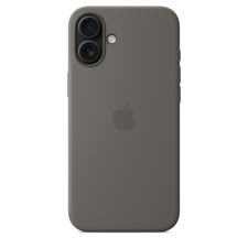 Apple iPhone 16 Plus Szilikon Tok - Kőszürke - MagSafe tok és táska