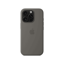 Apple iPhone 16 Pro MagSafe-rögzítésű szilikontok, kőszürke (MYYL3ZM/A) tok és táska