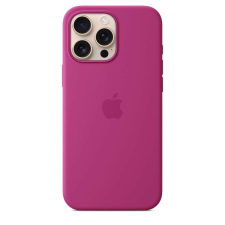 Apple iPhone 16 Pro Max Gyári szilikon tok - Fukszialila tok és táska